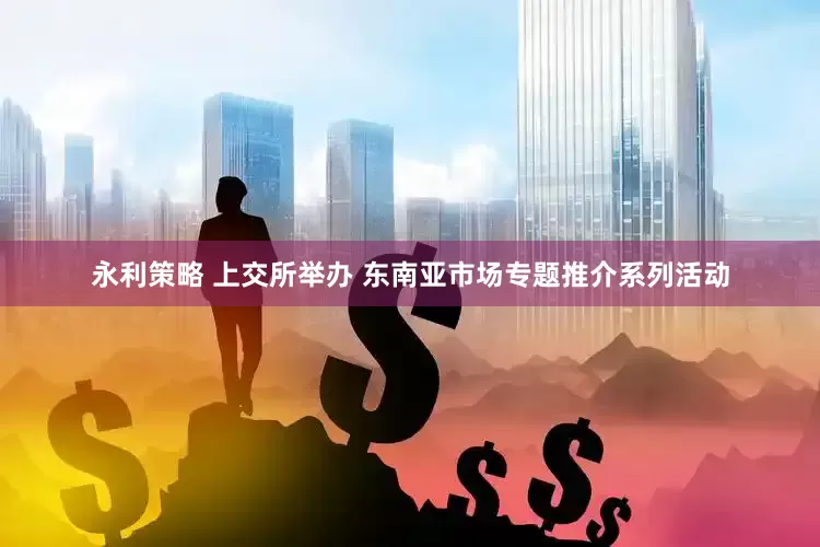永利策略 上交所举办 东南亚市场专题推介系列活动