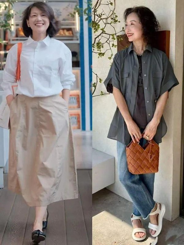 叁鑫策略 五十岁女人穿衣服，哪用得着跟潮流较劲？这么穿体面又时尚